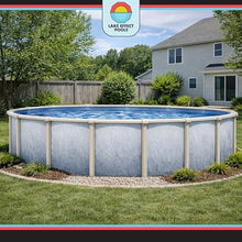 Lake Effect Pools 'Bermuda' 27 ft Round Above Ground Swimming Pool
