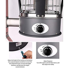 AIZYR Patio Gas Heater, 6kw Free Standing Heater Height Adjustable Stand 2 Heat Settings for Home/Outdoor/Courtyard/Garden,Liquefied Gas