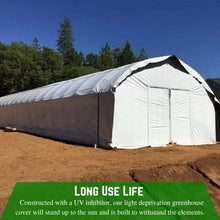 Farm Plastic Supply Panda Film Light Deprivation Greenhouse Cover 8 mil 32' x 100' Black