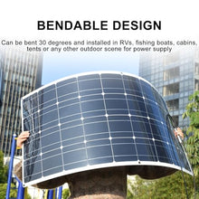 VNATWGOO 400W Off-Grid Charging Solar Panel with 30A/40A Controller, Bendable Flexible Solar Panel, RV Portable Photovoltaic Board, for Outdoor Power Generation,40A