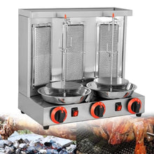 KJLYLPP 360 ° Rotating Rotisserie Oven, Vertical Doner Kebab Grill Machine, Barbecue Grill Gas Professional Vertical Rotisserie Oven, Household Appliances
