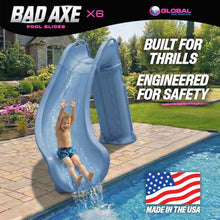 Global Pool Products Bad Axe X6 Slide Silver Quartz Left