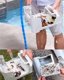 KANGJIEM Cordless Automatic Pool Cleaner, Automatic Vacuum Cleanerfor Above Ground Pool & Inground Swimming Pool, Strong Suction, Dual Motors, for in Ground Flat Pools