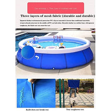 AQIANGJY Paddling Pool Round Inflatable Pool, Durable Folding Blow Up Pool for Kids/Toddlers, Summer Water Games Center Inflatable Swimming Pool Inflatable Swimming Pool, 305*76CM