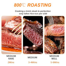 XYWGBMS Stainless Steel Electric Steak Broiler,Adjustable Temperature Automatic Smokeless Steak Machine,Commercial Grilling Steak Oven,220V-4layers,8layers-220V