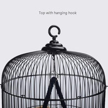EliteBloom Professional Birdcage Pet Supplies Bird Carrier Gardening Decor Birdhouses European Style Birdcage Round Metal Bird Villa Outdoor Indoor Ornamental Bird Cage,