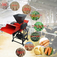 Banfluxion 220V 4-Blade Hay Cutter Pulverizer Red