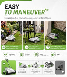 Kindevieft Compact Electric Lawn Mower 1x4.5AH