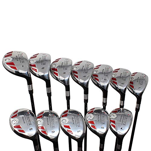 iDrive Hybrids Complete Golf Club Set Black