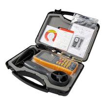 LUYILA Handheld Wind Speed Meter for Measuring Wind Speed, Temperature and Wind Chill with Backlight and Max/Min for Shooting, Sailling Climbing, Hiking