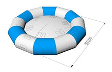 Alessia Cara Inflatable Disco Boat Inflatable UFO Boat 6 Seats Blue and White