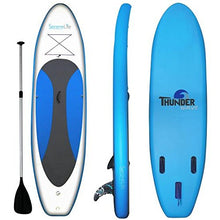 SereneLife Inflatable Stand Up Paddle Board, Surf Control, Non-Slip Deck, 6'' Wide Stance