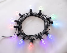 AMNOUR DC12V 50mm Addressable Full Color LED Pixel String Light Bulb; Transparent Cover; 30pcs String Lights (15m Length); IP67 Protection (Color : RGB-6500K)