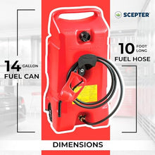 Scepter Flo N' Go Duramax Wheeled Container, Red, 14 Gallon, 2-Pack