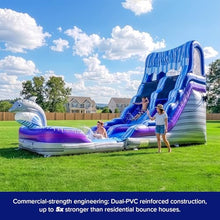 HeroKiddo 16ft Dolphin Commercial Inflatable Water Slide with Blower