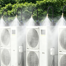 Fvmsse Air Conditioner Misting Cooling System Kit with Adjustable Nozzles