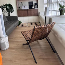 Apk i bc Durable Garden Furniture,Patio Lounge Chair,Easy to Store, Lightweight and Rust-Proof Aluminum Alloy Frame, Suitable for The Living Room, with 2 Chairs and 1 Table.(Dark,56.5 * 81 * 82.5)