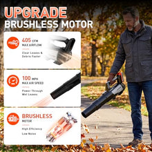 13 Inch Brushless Lawn Mower, Trimmer & Blower Combo, 12 Inch Weed Wacker
