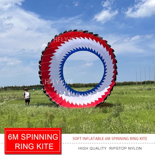 Yingfeida HFLY Giant 6m Inflatable Spinning Ring Kite Colorful