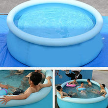 LSSOAZZVVN Outdoor Inflatable Swimming Pool Foldable Inflatable Swimming Pool Anti-Slippery Travel Basin Pool Inflatable Pool for Adults Dog Pet Bath Swim Center for Kids for Home Backyard Gard