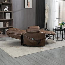 FANYE Electric Power Lift Chair with Massage and Heat Brown F