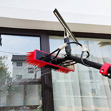 Water Fed Telescopic Brush, Multi-Purpose Window Cleaning Pole, Extendable Water Spray Brush, Photovoltaic Panel Cleaning Tool, Solar Panel Conservatory Roof Cleaner,5.4m