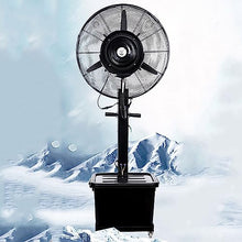 Outdoor Oscillating Fan, Outdoor Floor Fan with 12 Gal/45L Water Tank 180 Degree Oscillation Misting Fan with Water Spray for Patio, Outside Restaurant, Garage, 3 Cooling Speeds (Size : FS 750)