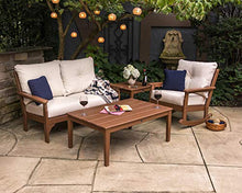 POLYWOOD® Vineyard Deep Seating Set, White/Spa