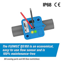 FLOMEC - QS100 Series 1 inch Ultrasonic Flow Sensor for Turf Irrigation (QS100-10)