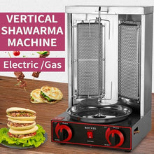WEIMILOR Vertical Rotisserie Shawarma Machine, Sharma Machine, Rotating Grill, Shawarma Grill, Rotisserie Oven,Chicken Rotisserie Machine,Gas