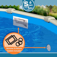 Smartline 24 ft Round Swimming Pool Liner | Solid Blue