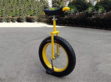 LJYT Unicycle 14-24 inch Perfect Beginner's with Adjustable seat Alloy Rim and Extra-Thick Tires Size 20inch