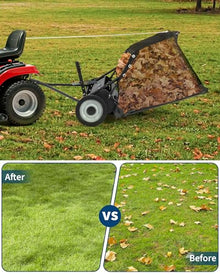 Elementool 42" Lawn Sweeper Tow Behind, 21 Cu.ft Capacity Hopper Bag