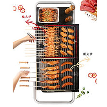 MZGYYD Half Oil Barrel Stove with Barbecue Grill Field Oil Barrel Barbecue Grill Household Folding Charcoal Grill
