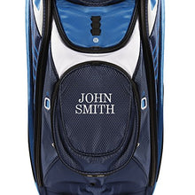 Izzo Golf Gemini Cart Golf Bag With Magnetic Ball Pockets Dark Blue/Light Blue