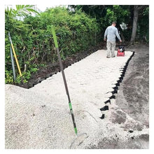 2 in Depth Hillside Slope Grid Erosion Control, Scalable, Polyethylene Permeable Geogrid Mesh, Dirt Storage Locker, Easy Cut, Tensile Strength Gravel Ground Grid for Driveway, Patio(6x7m/20x23ft)