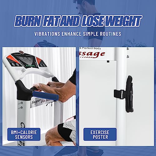 HNLIY Vibrating Plate Workout Machine Black