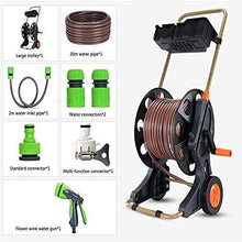 Garden Hose Cart with 60m Water Pipe, Portable Reinforced Hose Reel Storage Box for Car Cleaning, Pet Bathing, and Garden Watering – Easy to Use & Store