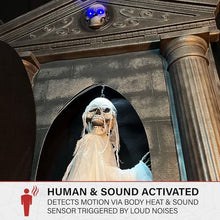 Haunted Hill Farm 6.7-Ft. Motion-Activated Animatronic Mausoleum by Tekky