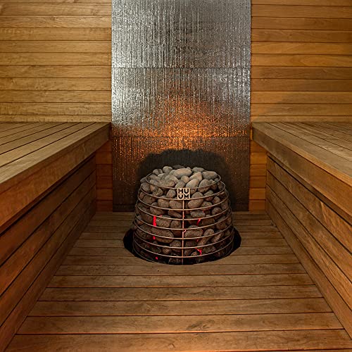 HUUM Hive 12 kW Sauna Heater with UKU Control Black, Olivine Stones Included