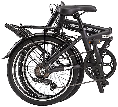 Schwinn Adapt U Folding Bike 20-Inch Wheels 7-Speed Steel Blue