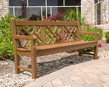 POLYWOOD Rockford 72-Inch Chippendale Bench, Green