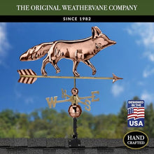 Good Directions Fox Weathervane, Pure Copper