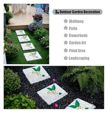 Garden Stepping Stone,Decorative Stone for Garden, Garden Stepping Stone, for Outside Walkway, Pavers for Landscaping/Floor Décor