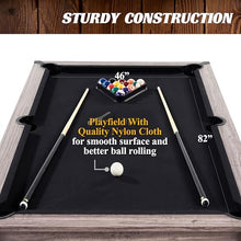 Barrington Billiards Monteray 7’ Drop Pocket Pool Table 3-in-1 Dining Top & Table Tennis Brown/Black