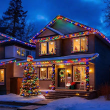 LAMPHOME Multi-Colored Christmas Mini String Lights, 1200LED (24pk of 50L) Waterproof Fairy Lights Plug in, Connectable Christmas Decorations for Indoor Outdoor Home Party Garden Yard