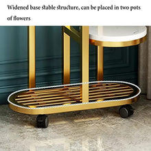 OKPJFHS Indoor Plant Stand 5 Tiers Metal Corner Plant Stand for Indoor Plants, Tall Plant Holders with Wheels for Multiple Plants, Flower Pot Shelf Planter Display Rack for Outdo(Nero