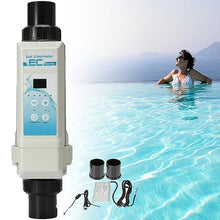 SciAza Salt Water Pool Chlorinator System with Salinity Display, 8/12/16/20 G/H Saltwater Pool System, Salt Cell Suitable for Pools,Salt Chlorine Generator System Salt Cell for Home Pool,8g/h
