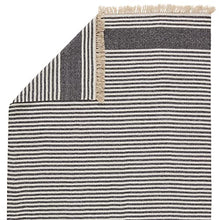 Jaipur Living Indoor Outdoor 9x12 Large Area Rug Striped Dark Gray