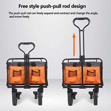 MNSSRN Foldable Metal Trolley Cart, Portable Shopping Cart, Large Flux Supermarket Picnic, Outdoor Fishing with A Roof, Stable Four-Wheel Trailer,G